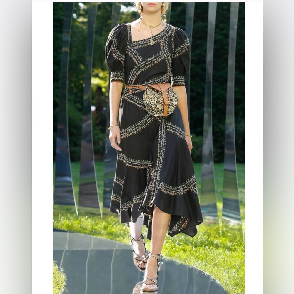 ULLA JOHNSON uma dress in noir Sz 8